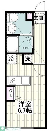 ベイルーム長後の物件間取画像